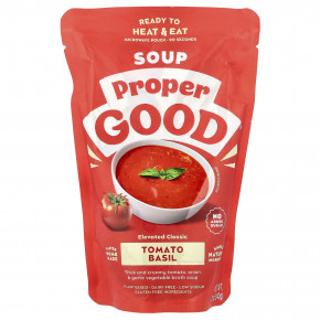 Proper Good, томатный суп с базиликом, 340 г (12 унций) - подробнее Proper Good, томатный суп с базиликом, 340 г (12 унций) - описание