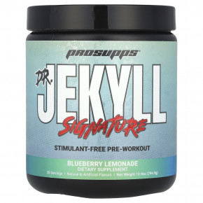 ProSupps, Цельнопищевой магний Jekyll Signature, перед тренировкой без стимуляторов, черничный лимонад, 294,9 г (10,4 унции) в Москве - eco-herb.ru | фото