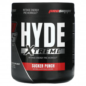 ProSupps, Hyde Xtreme, Intense Energy Pre Workout, Sucker Punch, 210 г (7,4 унции) в Москве - eco-herb.ru | фото