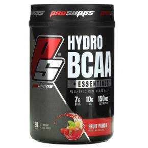 ProSupps, Hydro BCAA +Essentials, добавка с электролитами и аминокислотами, фруктовый пунш, 414 г (14,6 фунтов) - описание