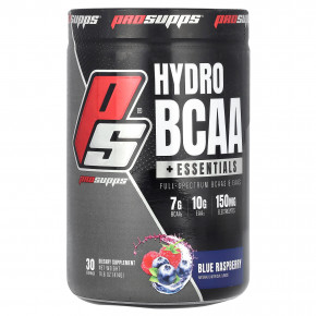 ProSupps, Hydro BCAA +Essentials, добавка с электролитами и аминокислотами, голубая малина, 414 г (14,6 унции) - описание | фото