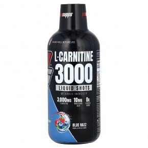 ProSupps, L-карнитин 3000, Liquid Shot, голубая малина, 473 мл (16 жидк. унций) - описание