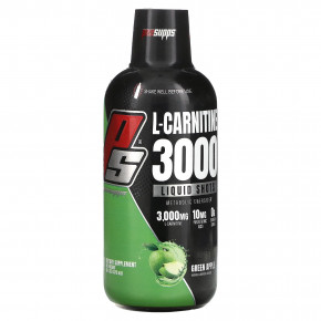 ProSupps, L-карнитин 3000, Liquid Shot, зеленое яблоко, 473 мл (16 жидк. унций) в Москве - eco-herb.ru | фото