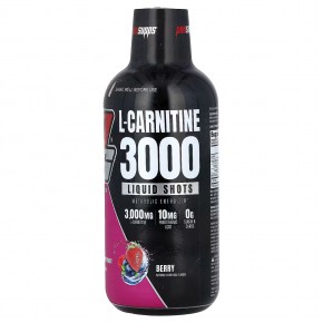 ProSupps, L-карнитин 3000, Liquid Shot, ягодный вкус, 473 мл (16 жидк. унций) - описание