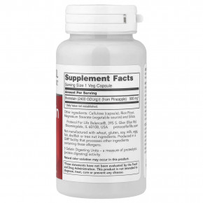 Protocol for Life Balance, бромелаин, 500 мг, 90 растительных капсул в Москве - eco-herb.ru | изображение Protocol for Life Balance, бромелаин, 500 мг, 90 растительных капсул в Москве - eco-herb.ru | фото