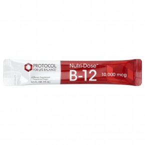 Protocol for Life Balance, Nutri-Dose™ B12, витамин B12, ягодное ассорти, 12 пакетиков по 15 мл (0,5 жидк. унции) в Москве - eco-herb.ru | изображение Protocol for Life Balance, Nutri-Dose™ B12, витамин B12, ягодное ассорти, 12 пакетиков по 15 мл (0,5 жидк. унции) в Москве - eco-herb.ru | фото