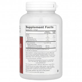 Protocol for Life Balance, очищенный на молекулярном уровне рыбий жир с ультраомега-3, 180 капсул в Москве - eco-herb.ru | фото