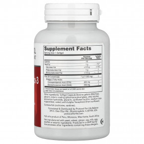 Protocol for Life Balance, очищенный на молекулярном уровне рыбий жир с ультраомега-3, 90 капсул в Москве - eco-herb.ru | фото