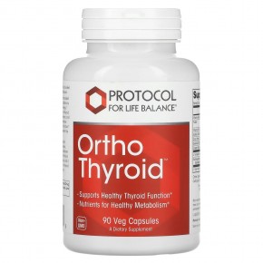 Protocol for Life Balance, Ortho Thyroid, 90 растительных капсул в Москве - eco-herb.ru | фото