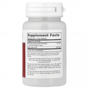 Protocol for Life Balance, пирролохинолинхинон, 50 растительных капсул в Москве - eco-herb.ru | фото