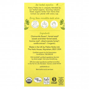 Pukka Herbs, Органический травяной чай, ромашка, ваниль и мед манука, без кофеина, 20 пакетиков, 32 г (1,12 унции) (Товар снят с продажи) в Москве - eco-herb.ru | изображение Pukka Herbs, Органический травяной чай, ромашка, ваниль и мед манука, без кофеина, 20 пакетиков, 32 г (1,12 унции) (Товар снят с продажи) в Москве - eco-herb.ru | фото