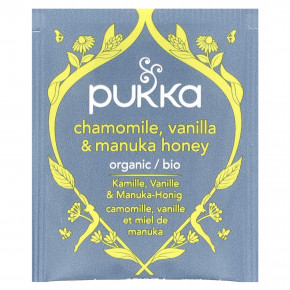 Pukka Herbs, Органический травяной чай, ромашка, ваниль и мед манука, без кофеина, 20 пакетиков, 32 г (1,12 унции) (Товар снят с продажи) в Москве - eco-herb.ru | изображение Pukka Herbs, Органический травяной чай, ромашка, ваниль и мед манука, без кофеина, 20 пакетиков, 32 г (1,12 унции) (Товар снят с продажи) в Москве - eco-herb.ru | фото