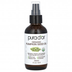 Pura D'or, органическое масло семян тыквы, 118 мл (4 жидк. унции) в Москве - eco-herb.ru | изображение Pura D'or, органическое масло семян тыквы, 118 мл (4 жидк. унции) в Москве - eco-herb.ru | фото