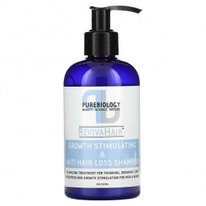 Pure Biology, RevivaHair, шампунь против выпадения и стимуляции роста волос, 240 мл (8 унций) в Москве - eco-herb.ru | фото