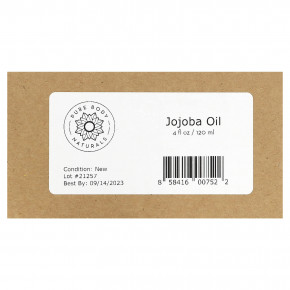 Pure Body Naturals, Чистое органическое масло жожоба, 120 мл (4 жидк. унц.) в Москве - eco-herb.ru | фото