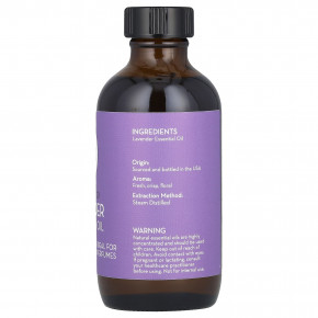 Pure Body Naturals, Эфирное масло лаванды, 118 мл (4 жидк. унц.) в Москве - eco-herb.ru | фото