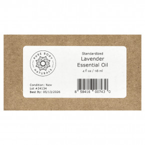 Pure Body Naturals, Эфирное масло лаванды, 118 мл (4 жидк. унц.) в Москве - eco-herb.ru | фото