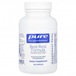 Pure Encapsulations, Best-Rest Formula, 120 капсул - описание | фото