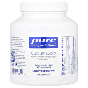 Pure Encapsulations, CurcumaSorb, 180 капсул (250 мг на капсулу) в Москве - eco-herb.ru | изображение Pure Encapsulations, CurcumaSorb, 180 капсул (250 мг на капсулу) в Москве - eco-herb.ru | фото