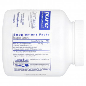 Pure Encapsulations, CurcumaSorb, 180 капсул (250 мг на капсулу) в Москве - eco-herb.ru | изображение Pure Encapsulations, CurcumaSorb, 180 капсул (250 мг на капсулу) в Москве - eco-herb.ru | фото