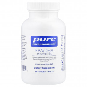 Pure Encapsulations, EPA / DHA Essentials, 90 мягких капсул - описание