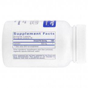 Pure Encapsulations, Кверцетин, 120 капсул (250 мг на капсулу) в Москве - eco-herb.ru | фото