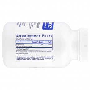 Pure Encapsulations, Магний (глицинат), 120 мг, 90 капсул в Москве - eco-herb.ru | фото