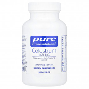 Pure Encapsulations, Молозиво, 90 капсул (450 мг на капсулу) - описание | фото