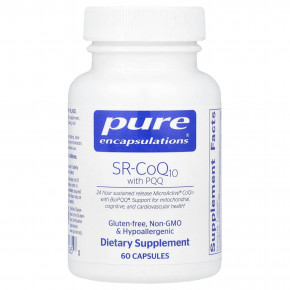 Pure Encapsulations, SR-CoQ10 с PQQ`` 60 капсул - описание | фото