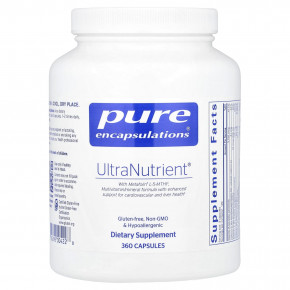 Pure Encapsulations, UltraNutrient®, 360 капсул - описание | фото