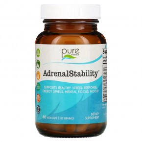 Pure Essence, AdrenalStability , 60 растительных капсул в Москве - eco-herb.ru | фото