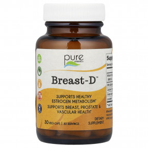 Pure Essence, груди-D™, 30 растительных капсул - описание | фото
