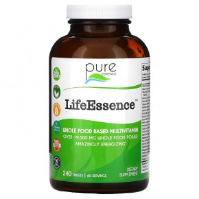 Pure Essence, LifeEssence, цельнопищевые мультивитамины, 240 таблеток в Москве - eco-herb.ru | фото