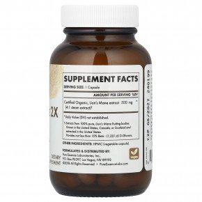 Pure Essence, MyPure™, ежовик гребенчатый 2X, 500 мг, 30 растительных капсул в Москве - eco-herb.ru | фото