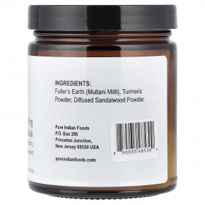 Pure Indian Foods, Gheek, очищающая маска для лица, 127 г в Москве - eco-herb.ru | фото