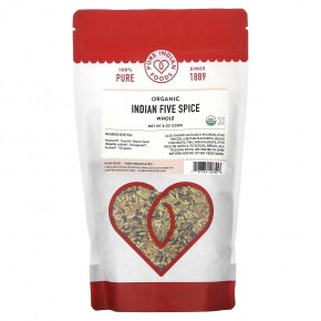 Pure Indian Foods, Organic Indian Five Spice, Whole, 8 oz (226 g) в Москве - eco-herb.ru | фото