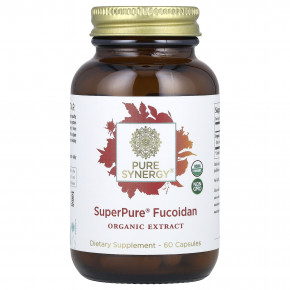 Pure Synergy, Фукоидан SuperPure®, 60 капсул (100 мг) - описание | фото