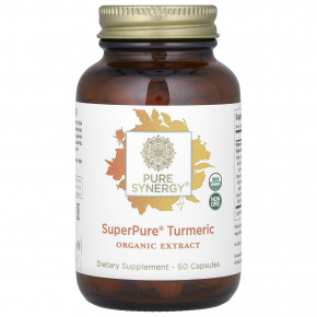 Pure Synergy, SuperPure, экстракт куркумы, 60 капсул в Москве - eco-herb.ru | фото