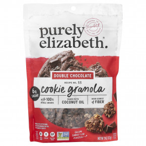 Purely Elizabeth, Cookie Granola, Double Chocolate, 11 oz (312 g) в Москве - eco-herb.ru | фото