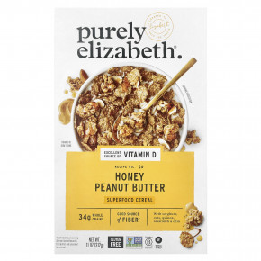 Purely Elizabeth, Superfood Cereal, мед и арахисовая паста, 312 г (11 унций) в Москве - eco-herb.ru | фото