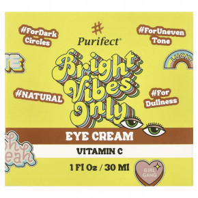 Purifect, Bright Vibes Only, крем для области вокруг глаз с витамином С, 30 мл (1 жидк. унция) в Москве - eco-herb.ru | фото