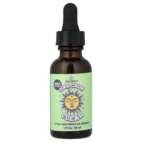 Purifect, Cool Calm Clear, сыворотка с маслом чайного дерева для лица, 30 мл (1 жидк. унция) - описание | фото