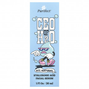 Purifect, Генеральный директор H2O, сыворотка для лица с гиалуроновой кислотой, 30 мл (1 жидк. унция) в Москве - eco-herb.ru | фото