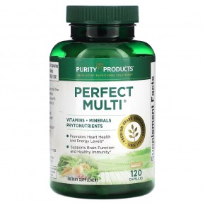 Purity Products, Витамины Perfect Multi, 120 капсул в Москве - eco-herb.ru | фото