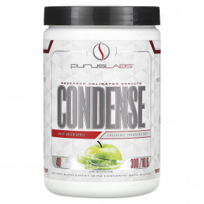 Purus Labs, Condense, Endurance Enhancing Pre, свежее зеленое яблоко, 300 г (10,6 унции) в Москве - eco-herb.ru | фото