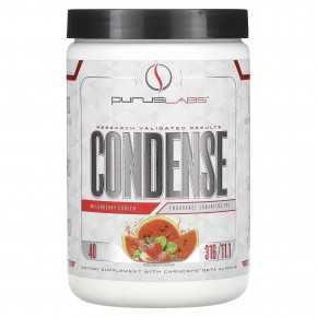 Purus Labs, ConDense, предтренировочный комплекс для повышения выносливости, со вкусом арбуза и клубники, 316 г (11,1 унции) в Москве - eco-herb.ru | фото