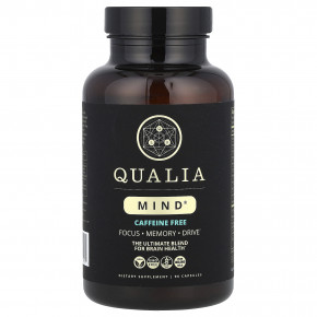 Qualia, Mind®, без кофеина, 90 капсул в Москве - eco-herb.ru | фото