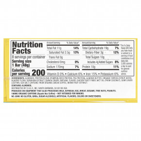 Quantum Energy Square, Морская соль с карамелью и миндалем, 8 энергетических батончиков, 48 г (1,69 унции) в Москве - eco-herb.ru | фото