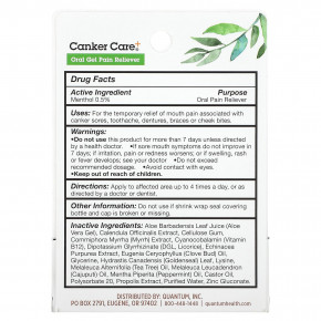 Quantum Health, Canker Care+, оральный обезболивающий гель для полости рта, 9,7 мл (0,33 жидк. унции) в Москве - eco-herb.ru | изображение Quantum Health, Canker Care+, оральный обезболивающий гель для полости рта, 9,7 мл (0,33 жидк. унции) в Москве - eco-herb.ru | фото