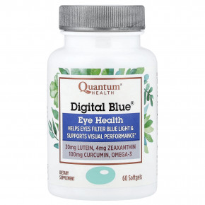 Quantum Health, Digital Blue®, средство для здоровья глаз, 60 капсул в Москве - eco-herb.ru | изображение Quantum Health, Digital Blue®, средство для здоровья глаз, 60 капсул в Москве - eco-herb.ru | фото